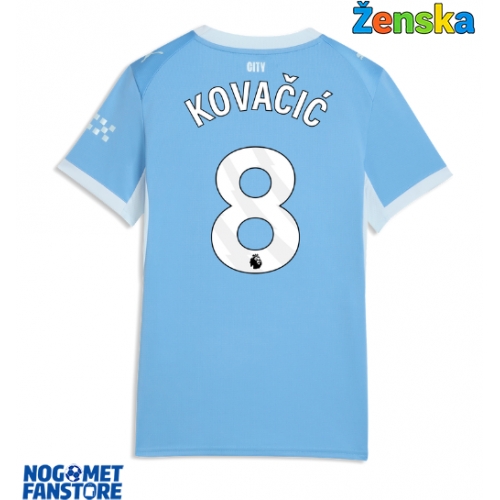 Manchester City Mateo Kovacic #8 Domaci Dres za Ženska 2026-27 Kratak Rukav